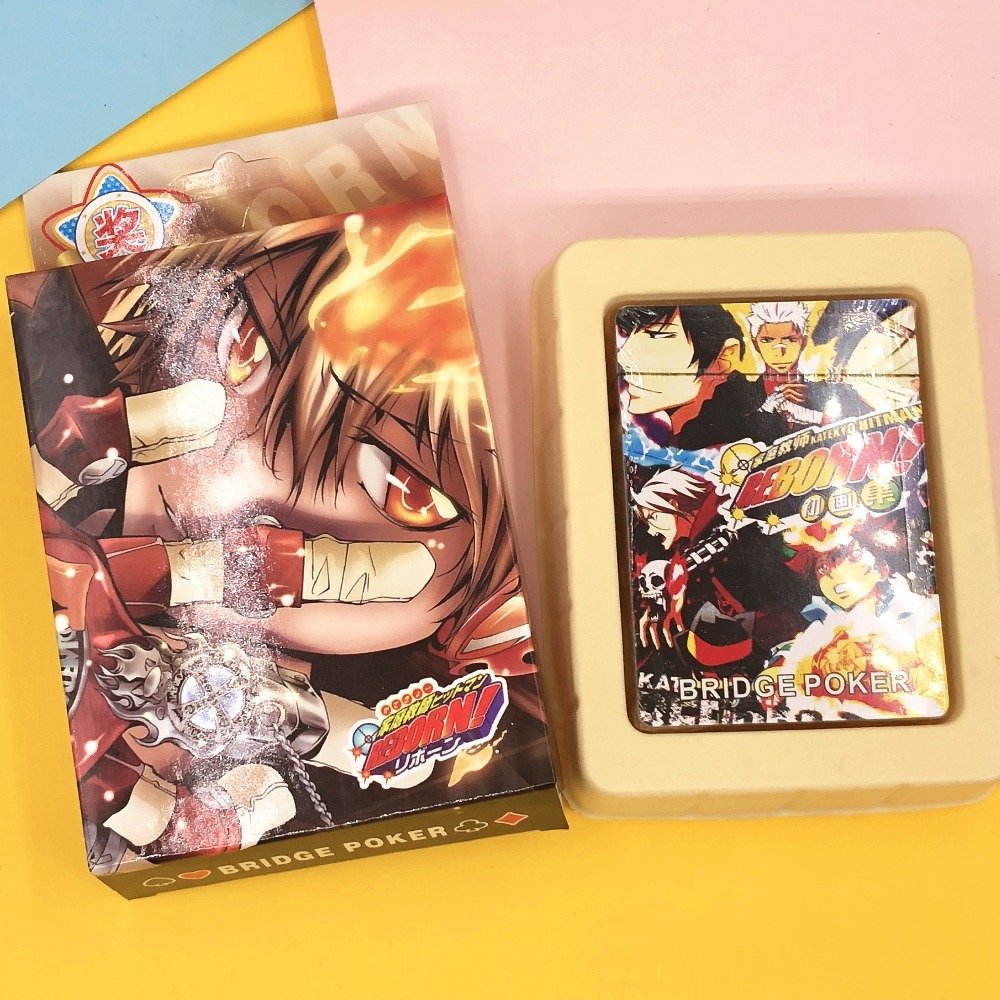 Anime Collectible Poker Cards Naruto Conan Bleach Tokyo Ghoul One Punch Man Code Geass Reborn Table Game - 6