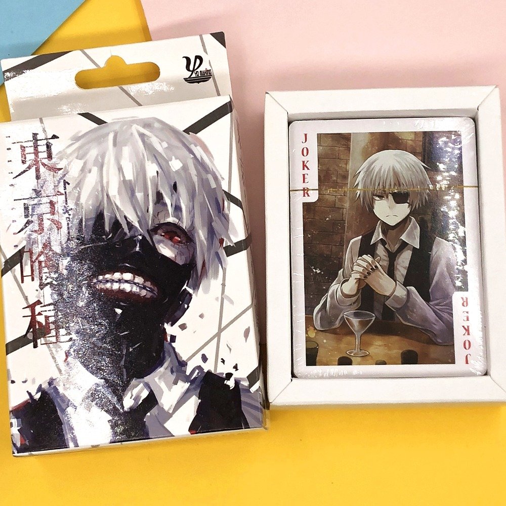 Anime Collectible Poker Cards Naruto Conan Bleach Tokyo Ghoul One Punch Man Code Geass Reborn Table Game - 12