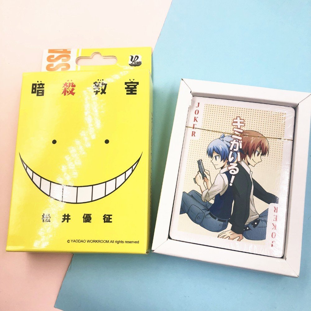 Anime Collectible Poker Cards Naruto Conan Bleach Tokyo Ghoul One Punch Man Code Geass Reborn Table Game - 28