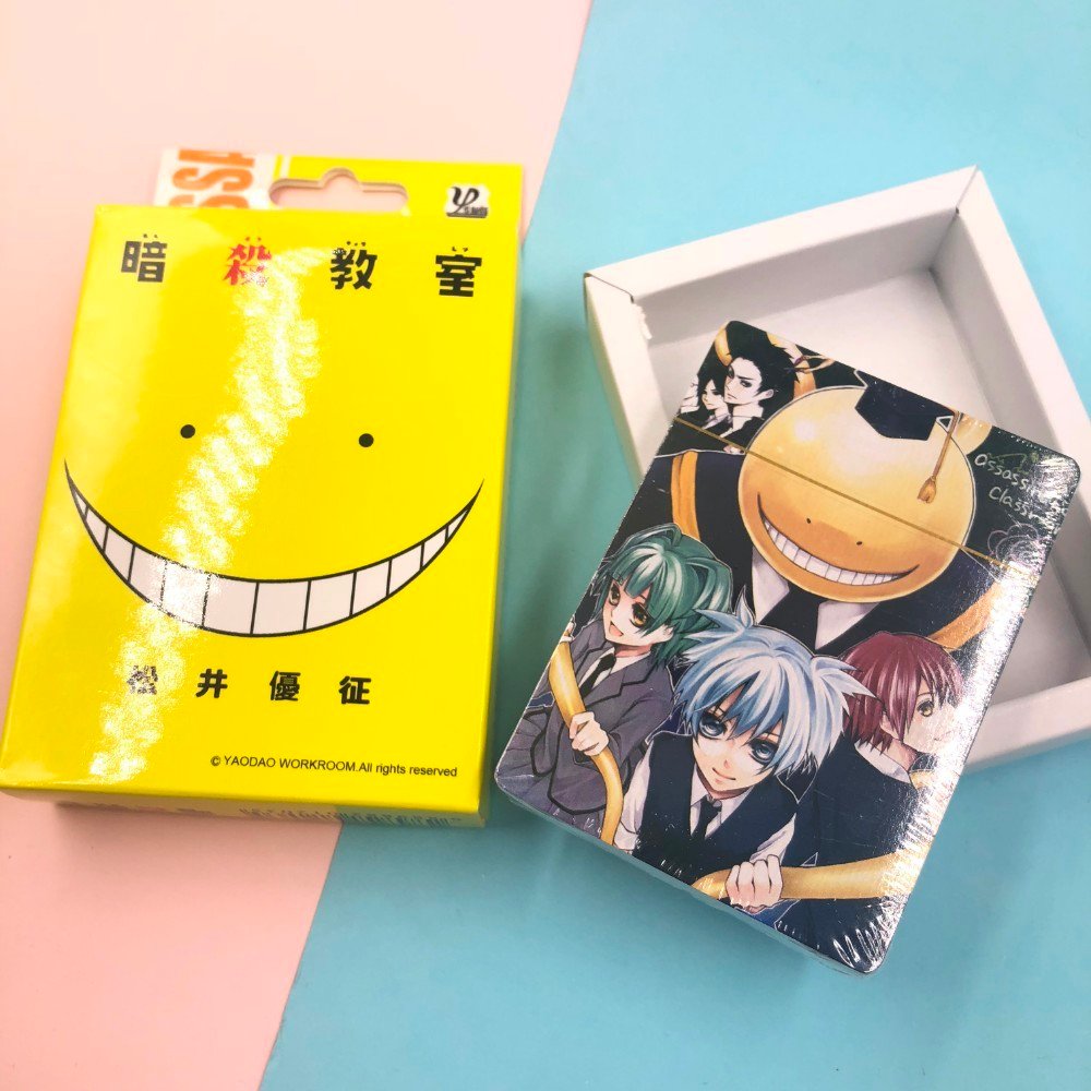 Anime Collectible Poker Cards Naruto Conan Bleach Tokyo Ghoul One Punch Man Code Geass Reborn Table Game - 31