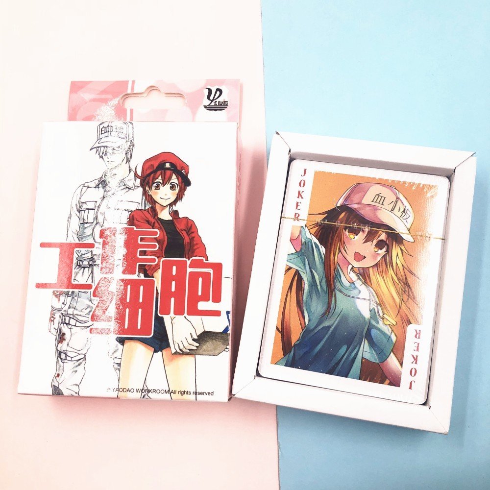 Anime Collectible Poker Cards Naruto Conan Bleach Tokyo Ghoul One Punch Man Code Geass Reborn Table Game - 36