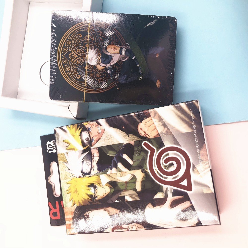Anime Collectible Poker Cards Naruto Conan Bleach Tokyo Ghoul One Punch Man Code Geass Reborn Table Game - 40