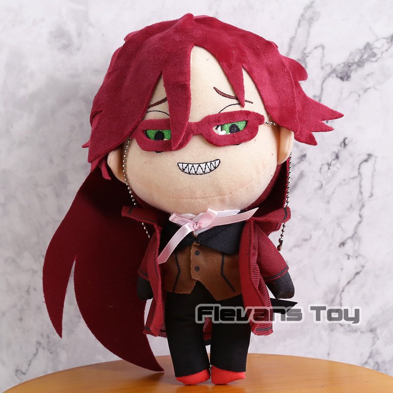 Soft Stuffed Black Butler Characters Sebastian Ciel Grell Undertaker Plush Doll Toy - 11