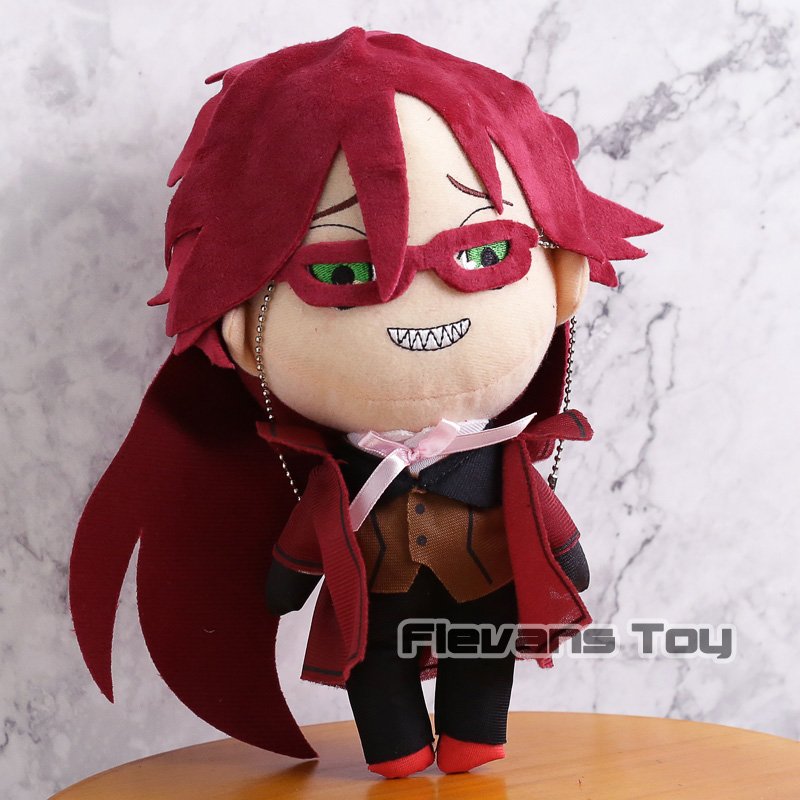 Soft Stuffed Black Butler Characters Sebastian Ciel Grell Undertaker Plush Doll Toy - 12