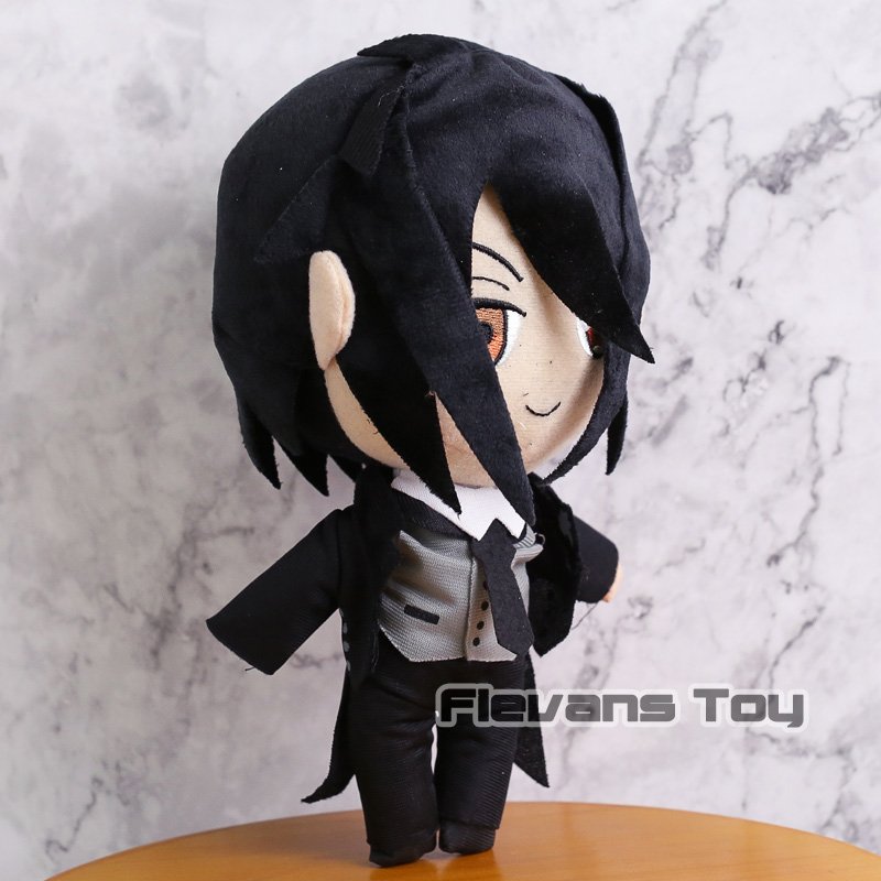 Soft Stuffed Black Butler Characters Sebastian Ciel Grell Undertaker Plush Doll Toy - 2